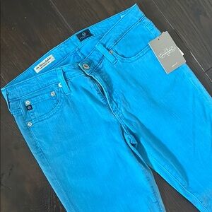 Madewell Vibrant Blue Ankle Jeans NEW